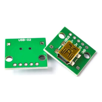 Módulo Adaptador Mini USB Hembra a DIP 5 Pines 2.54 mm - Imagen 2