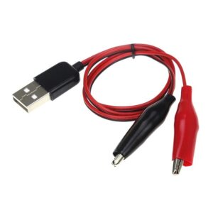 Cable de Alimentación USB-A a Pinzas de Cocodrilo (5V)