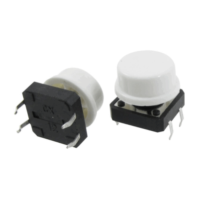 5x Pulsador B3f Omron 12mm 5 Colores