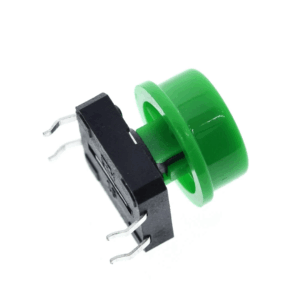 5x Pulsador B3f Tecla Omron Verde