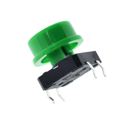 5x Pulsador B3f Tecla Omron Verde - Imagen 3