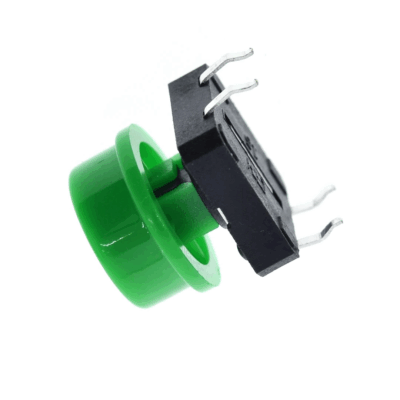 5x Pulsador B3f Tecla Omron Verde - Imagen 4