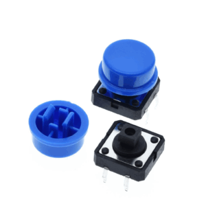 5x Pulsador B3f Tecla Omron Azul