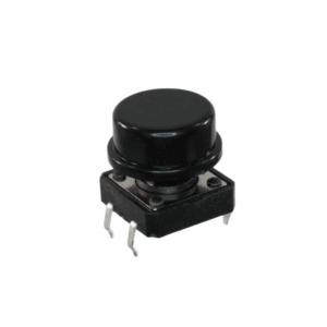 5x Pulsador B3f Tecla Omron Negro 12mm