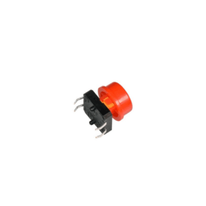 5x Pulsador B3f Tecla Omron Rojo 12mm