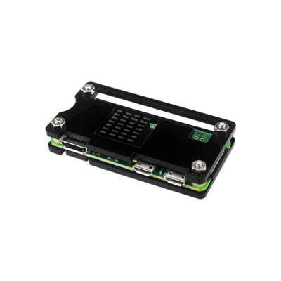 Carcasa Raspberry Pi Zero y W negra acrilica dispador GPIO