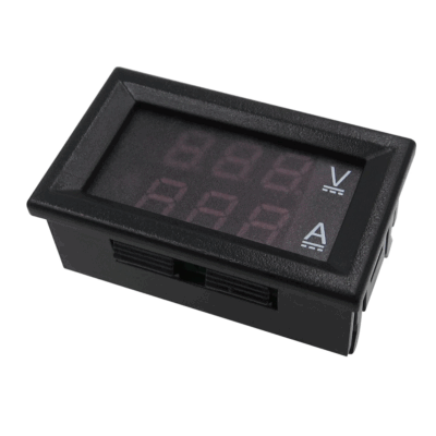Voltimetro Amperimetro 100v 50a Digital Dc Rojo Azul - Imagen 2