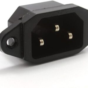 Conector Corriente Ac Iec C14 Chasis Macho 10a 250v 3 Pines