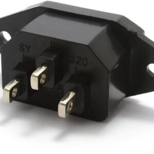 Conector Corriente Ac Iec C14 Chasis Macho 10a 250v 3 Pines