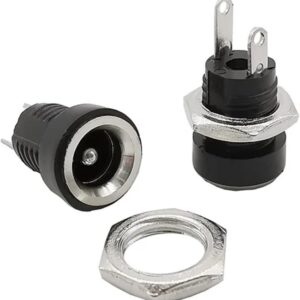 5x Conector alimentación DC hembra 5,5X2,5MM