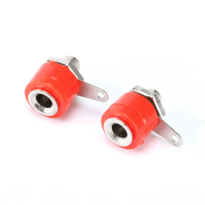 Conector banana hembra 4mm color rojo - Imagen 3