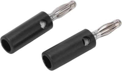 5x Puntas banana negro para multimetro polimetro - Imagen 4