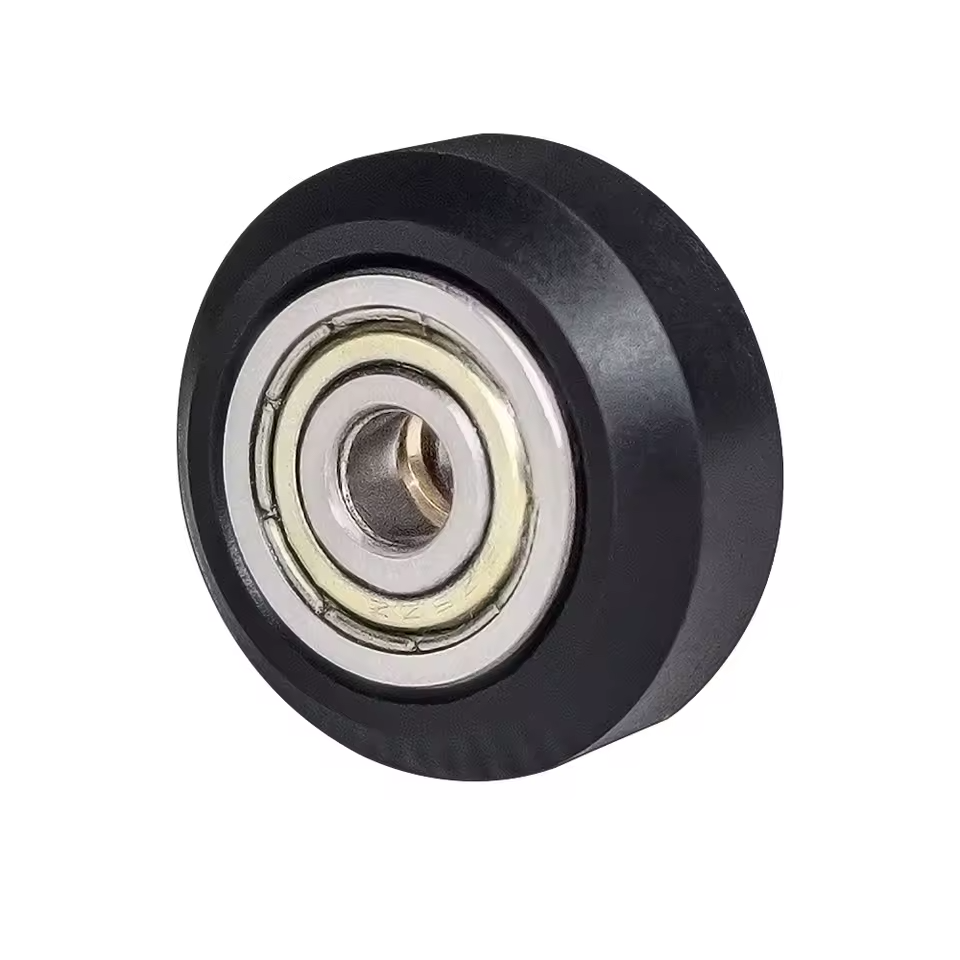 Polea Rueda tipo POM / V con rodamiento doble V para perfil aluminio V2020