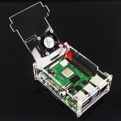 Carcasa transparente acrilica raspberry pi 4 + LCD 3.5" Tactil - Imagen 6