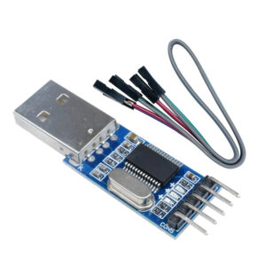 CONVERSOR USB A SERIE RS232 UART TTL 5V + CABLES DUPONT – PL2303HX