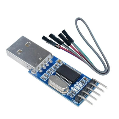 CONVERSOR USB A SERIE RS232 UART TTL 5V + CABLES DUPONT - PL2303HX