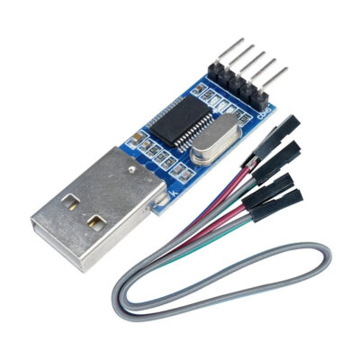 CONVERSOR USB A SERIE RS232 UART TTL 5V + CABLES DUPONT - PL2303HX - Imagen 4