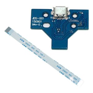 JDS-001 CONECTOR CARGA MANDO PLAY STATION 4 PLACA CORRIENTE MICRO USB PS4 + FLEX 14 PINES