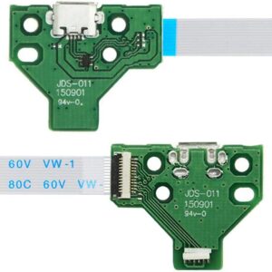 JDS-011 CONECTOR CARGA MANDO PLAY STATION 4 PLACA CORRIENTE MICRO USB PS4 + FLEX 12 pines