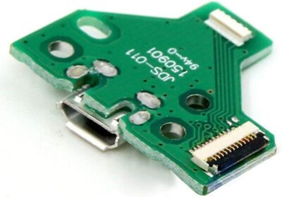 JDS-011 CONECTOR CARGA MANDO PLAY STATION 4 PLACA CORRIENTE MICRO USB PS4 + FLEX 12 pines - Imagen 3
