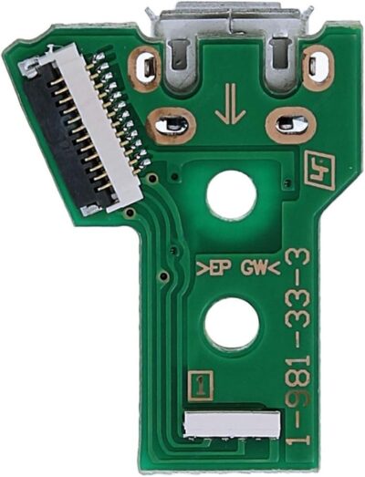 JDS-040 CONECTOR CARGA MANDO PLAY STATION 4 PLACA CORRIENTE MICRO USB PS4 + FLEX 12 pines - Imagen 3