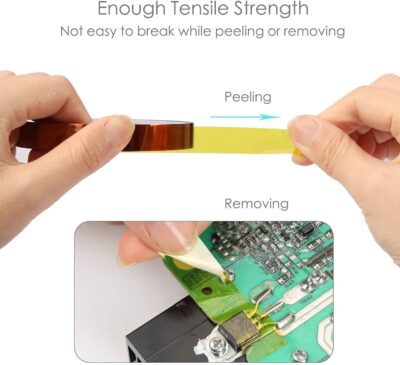 Cinta Termica Kapton 20mm Tape Temperature Resistant Polyimide 3D Printer - Imagen 4