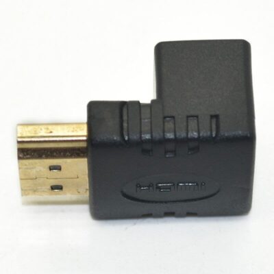 HDMI Angulo Recto Adaptador Macho A Hembra 270 Grados Dorado para PS3 PS4 Xbox - Imagen 4