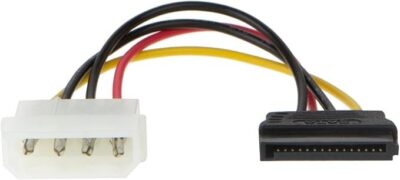 CABLE ALIMENTACION MOLEX 4 pines a SATA SERIAL ATA 15cm - Imagen 3