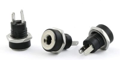 5x Conector corriente DC-022B Jack Power HEMBRA 3.5x1.3mm Panel chasis tuerca - Imagen 3