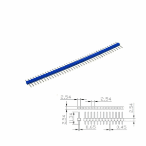 5x Tira Pines Macho Simple 1×40 Azul