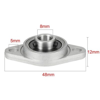 Soporte con Rodamiento KFL08 para Husillo de 8 mm en Impresoras 3D y CNC - Imagen 4