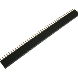 5x Tira de Pines Hembra 1×40 para PCB, Paso 2.54 mm