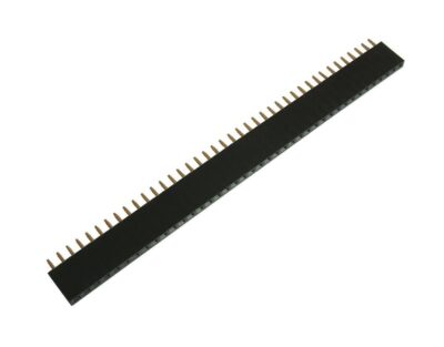 5x Tira de Pines Hembra 1x40 para PCB, Paso 2.54 mm