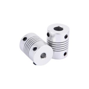 2x Acoplador Flexible 5mm 8mm Eje Z