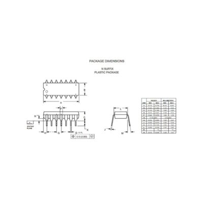 2x IC SN74LS32N DIP-14: Puerta Lógica OR Cuádruple de 2 Entradas TTL - Imagen 2