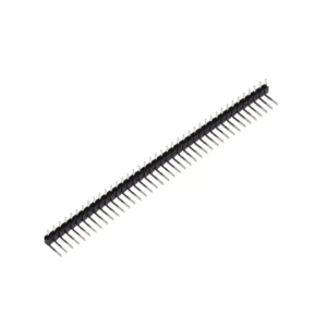 5x Tira de Pines Macho Acodados 90° | 40 Pines, Paso 2.54 mm