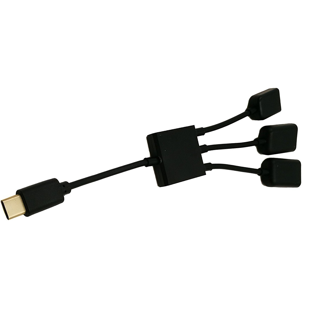 Cable Adaptador USB-C Tipo C Host HUB a 2 USB Hembra para Smartphone Tablet Android - Imagen 3