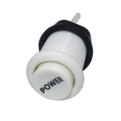 PULSADOR ARCADE 33MM BLANCO POWER CONCAVO - Imagen 2