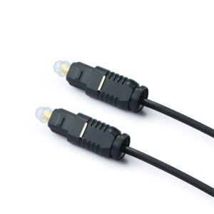 CABLE TOSLINK AUDIO DIGITAL FIBRA OPTICA 5M  MACHO PARA DVD PS4 XBOX 360 NEGRO