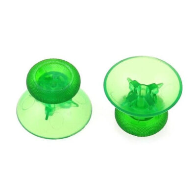 2x JOYSTICK PS4 PLAYSTATION 4 ANALOGICO MANDO THUMB STICK BOTONES R3 L3 VERDE TRANSPARENTE