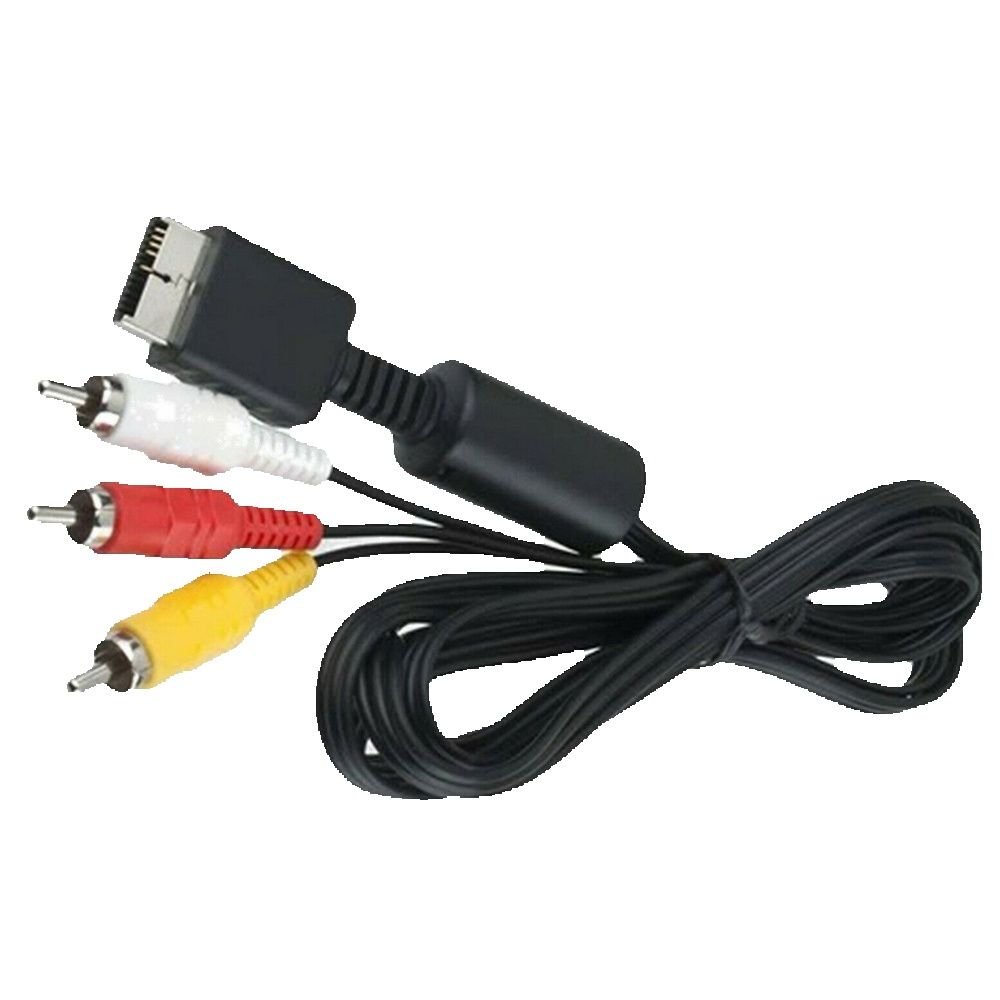 CABLE DE VIDEO PARA SONY PLAY STATION 1 2 3 PSX PS1 PS2 PS3 AV TV AUDIO RCA 3RCA ref2093