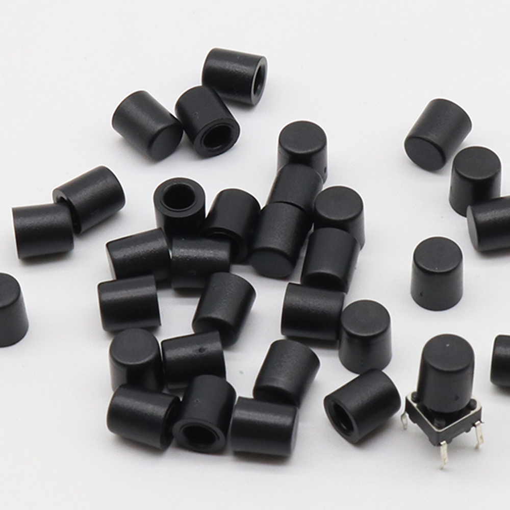 5x Tapon A56 Pulsador Tactil Micro interruptor 6*6 NEGRO