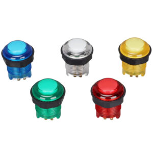 Pulsador Arcade 24mm con led