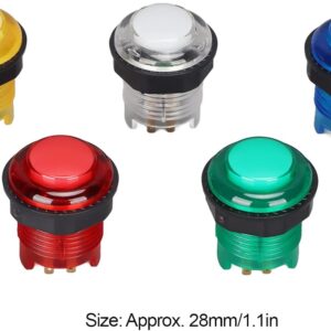 Pulsador Arcade 24mm con led