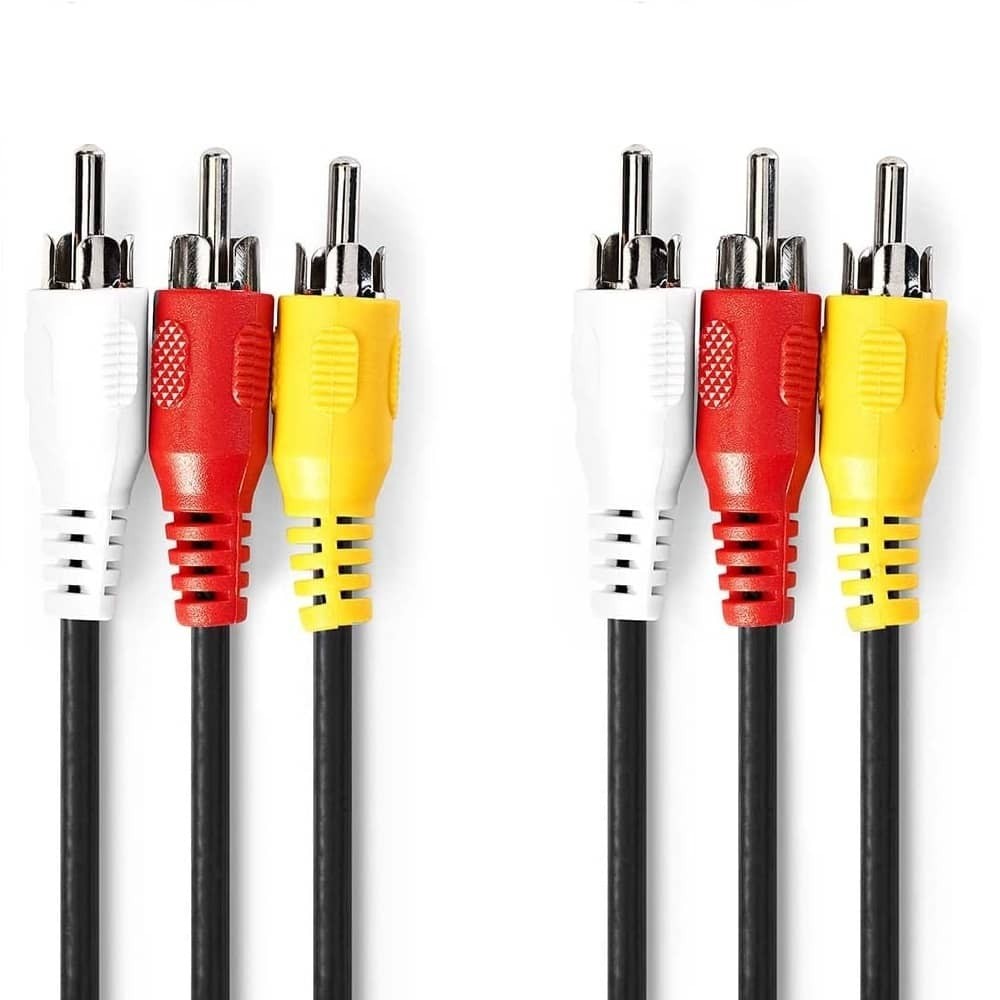 Cable RCA de audio/vídeo 3 RCA a 3 RCA - Imagen 3