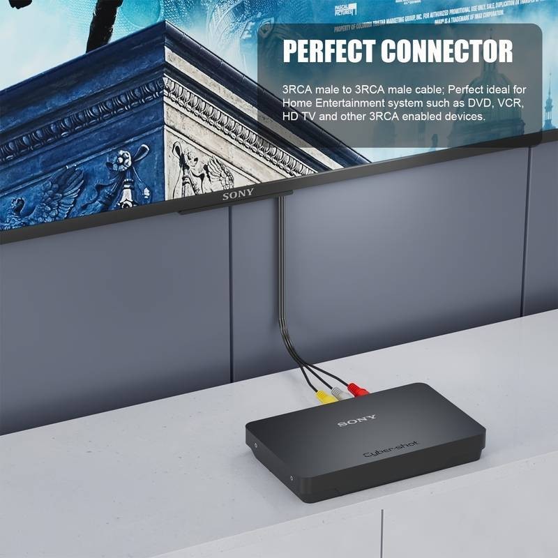 Cable RCA de audio/vídeo 3 RCA a 3 RCA - Imagen 5