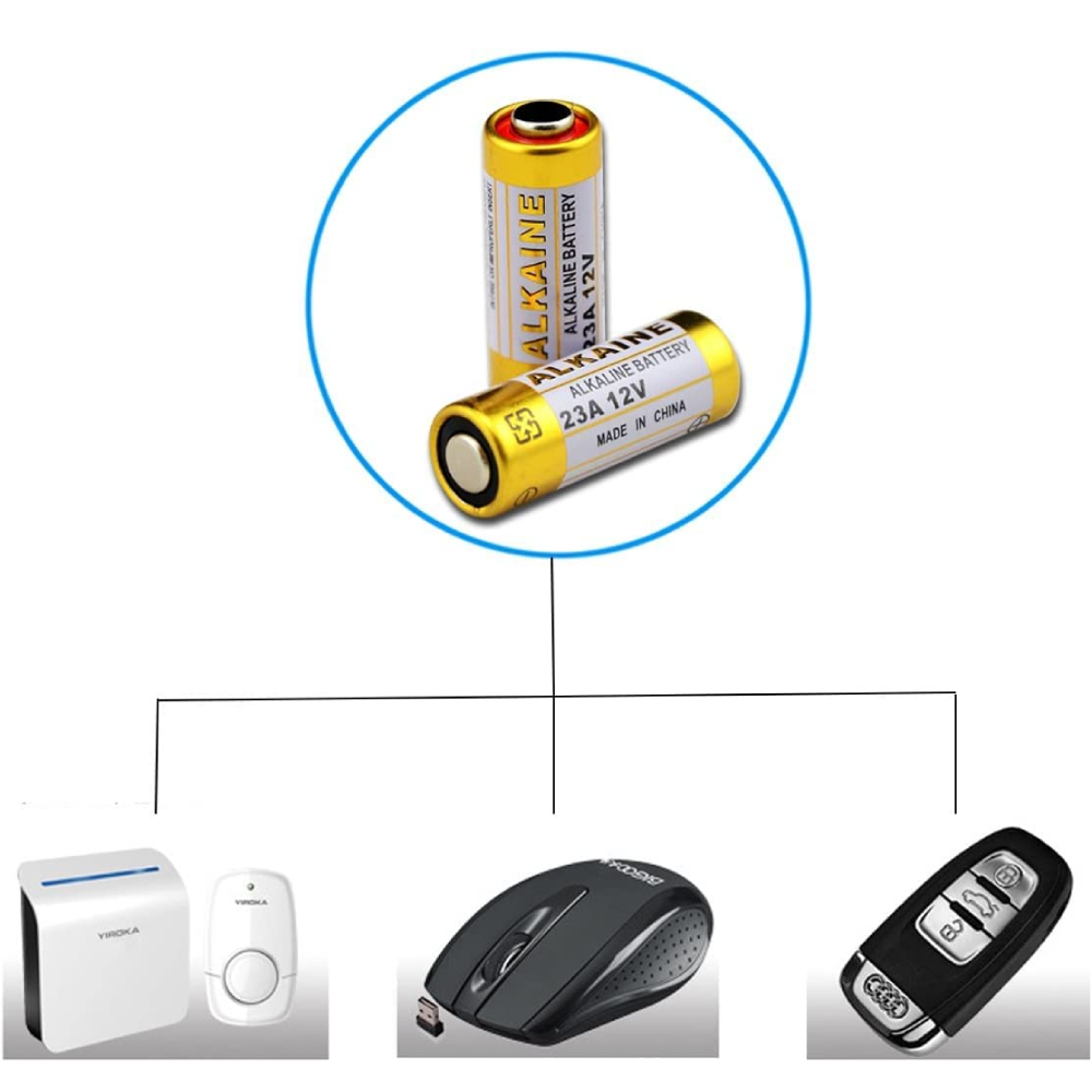 1x PILA ALKALINA 12V 23A LRV08 GP23 MN21 V23GA LR23A L1028 - Imagen 5