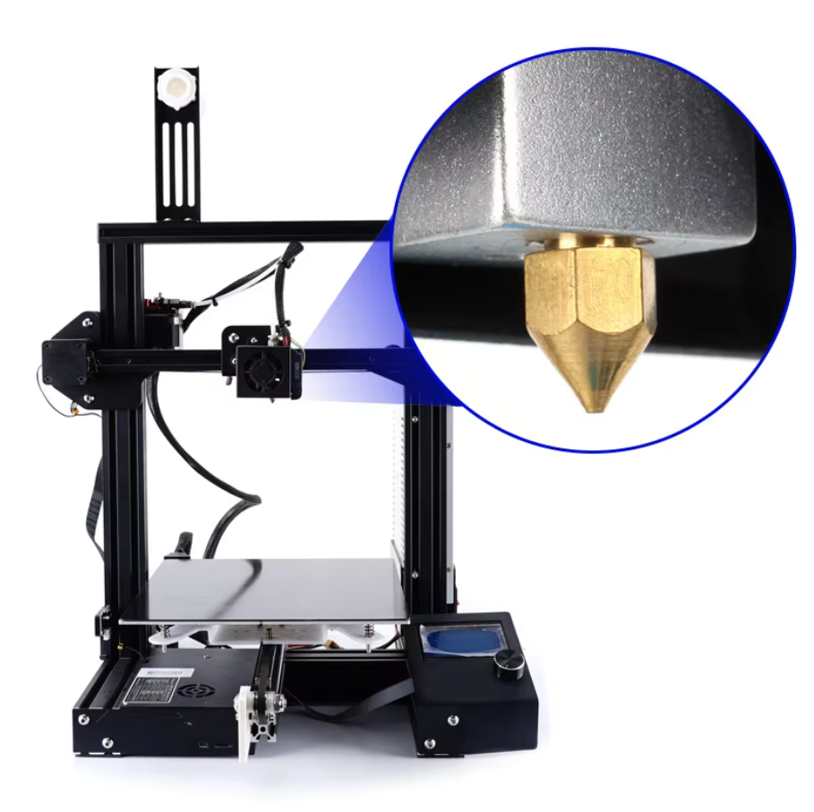 Boquilla Extrusora MK8 0.8mm 1.75mm Reprap Makerbot 3d - Imagen 3