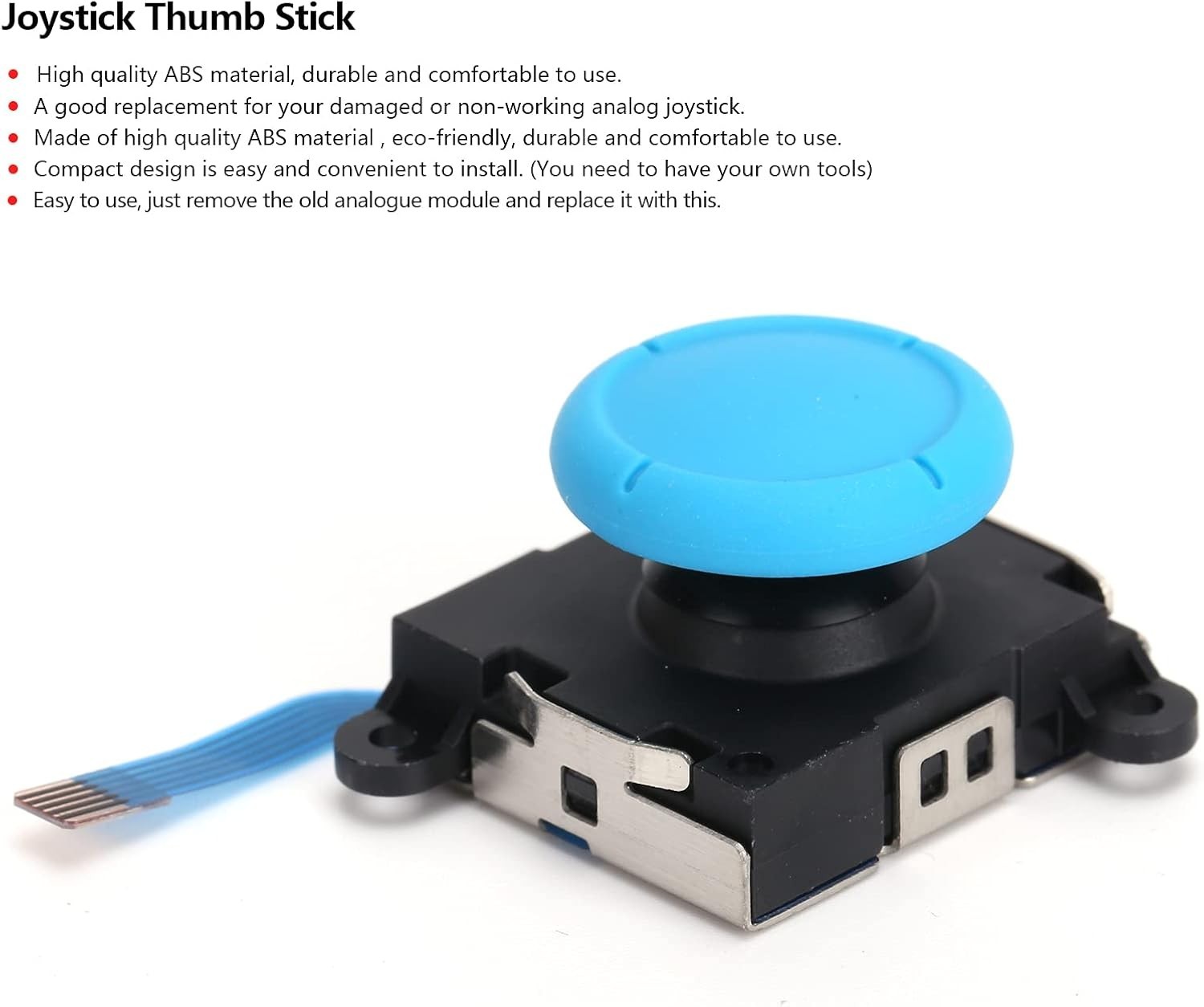 JOYSTICK MANDOS NINTENDO SWITCH JOY-CON FLEX STICK JOYCON MOVIMIENTO REPUESTO azul - Imagen 9