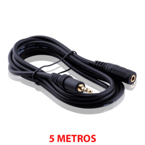 CABLE ALARGADOR AUDIO JACK 3,5mm (macho – hembra) AURICULARES 5m REF2030